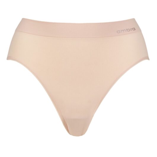 Women's 1 Pack Ambra Bondi Bare Hi Cut Brief Underwear Pink UK 16-18