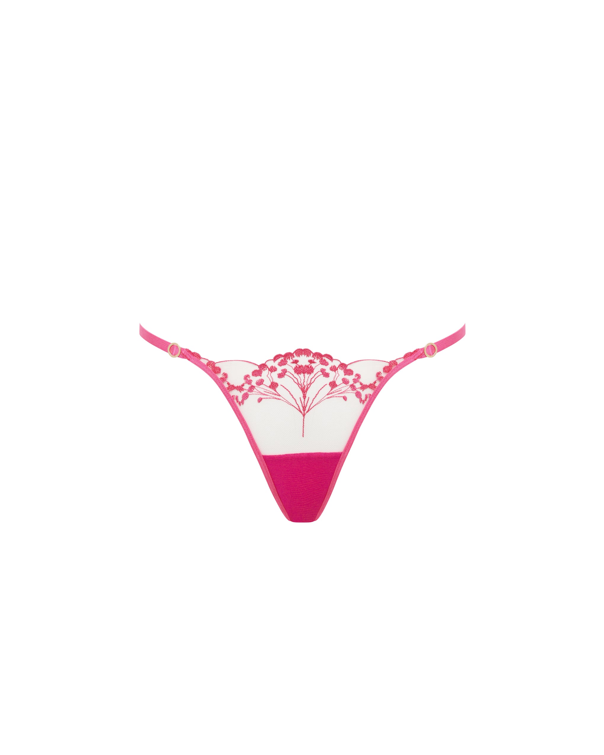 Bluebella Marisa Brief Fuchsia Pink/Sheer - 10