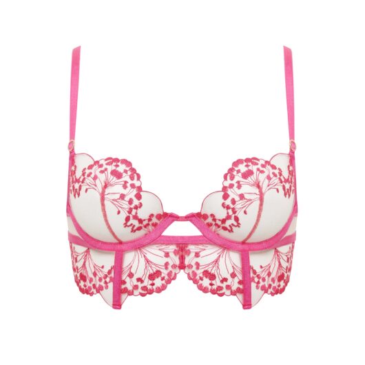Bluebella Marisa Embroidered Sheer Bra Pink - 30A