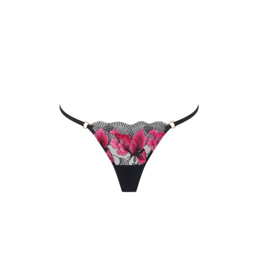 Bluebella Vivienne Thong Fuchsia Pink/Red/Black - 10