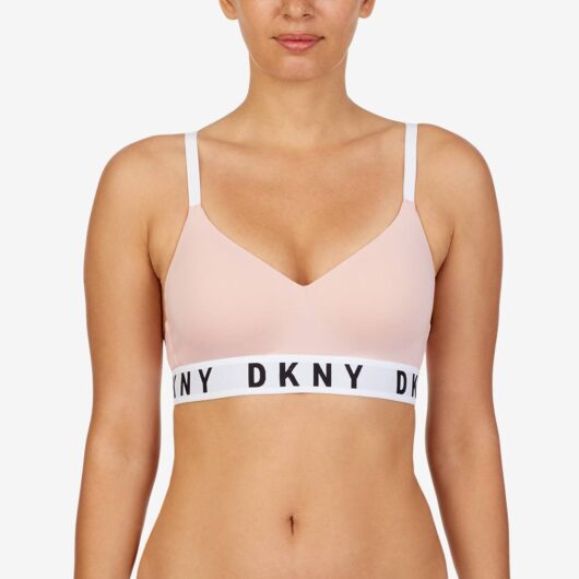 DKNY Women's PUSH-UP BRA in Dusty Pink | Size: Large