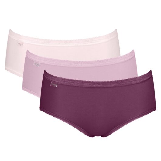 Damart Pack of 3 Sloggi® Midi Briefs
