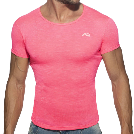 Addicted Flame T-Shirt - Neon Pink