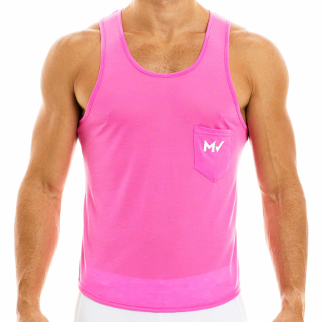 Modus Vivendi Peace Microfiber Tank Top - Fuchsia