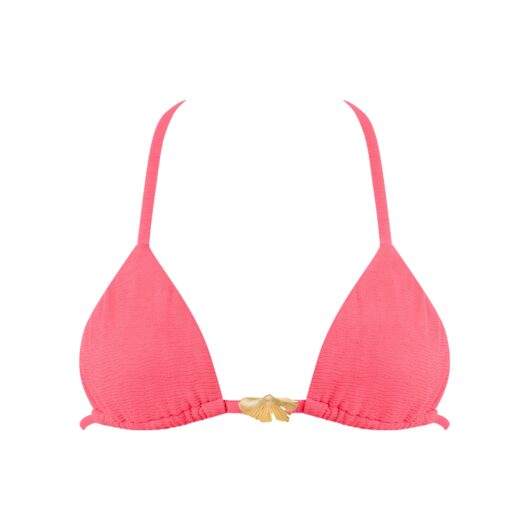 Bluebella Cadiz Triangle Bikini Top Pink Lemonade - XXS