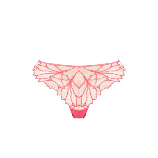 Bluebella Eden Sheer Thong Pink Lemonade/White - 6