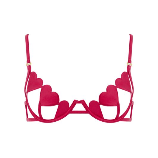 Bluebella Gia Open Heart Bra Pink - 30A