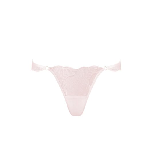 Bluebella Marabel Embroidered Sheer Thong Pearl Pink - 6